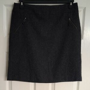 Tablots Classic Gray Wool Blend Women's Skirt